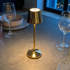 Emily - Lampe De Table Sans Fil - Acier - Doré