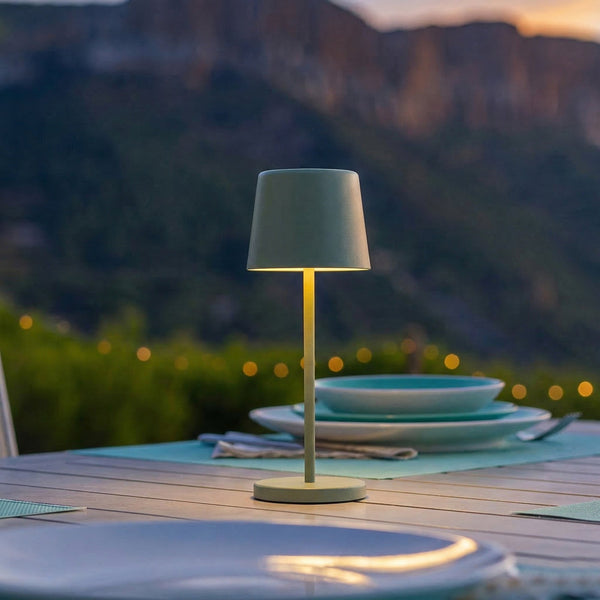 Kelly Mini - Lampe De Table Sans Fil - Acier - Vert