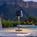 Kelly Mini - Lampe De Table Sans Fil - Acier - Gris Anthracite