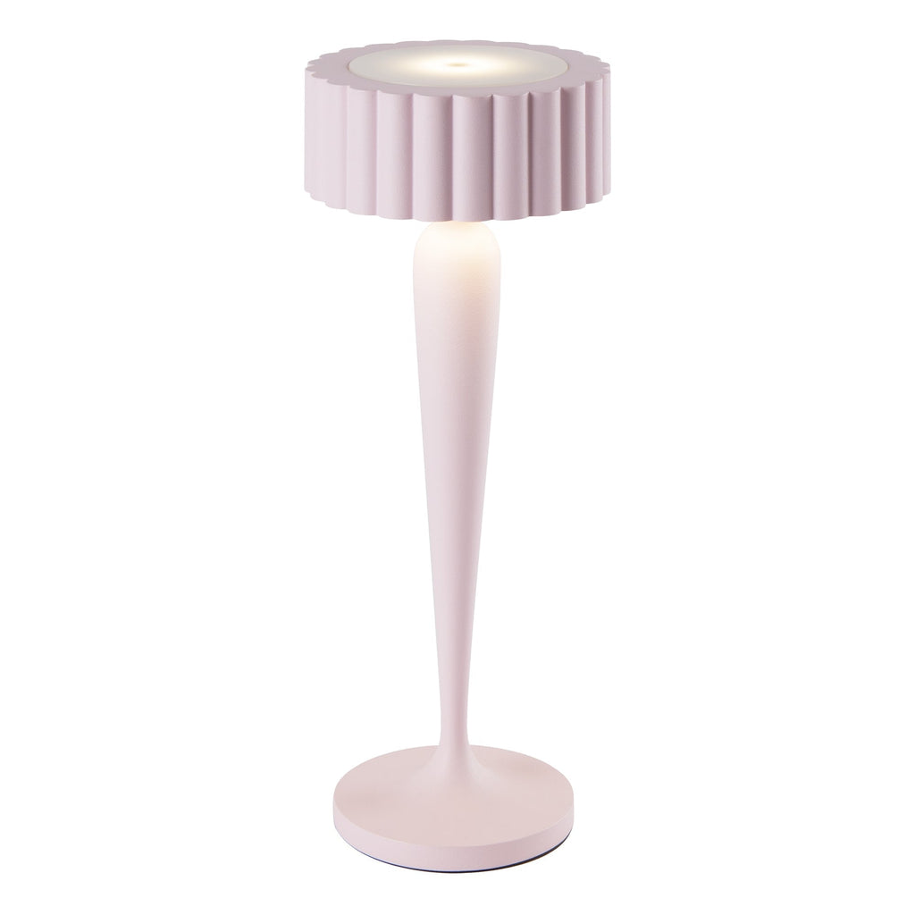 Twiggy - Lampe De Table Sans Fil - Aluminium - Rose