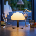 Neptune - Lampe De Table Sans Fil - Plastique - Gris