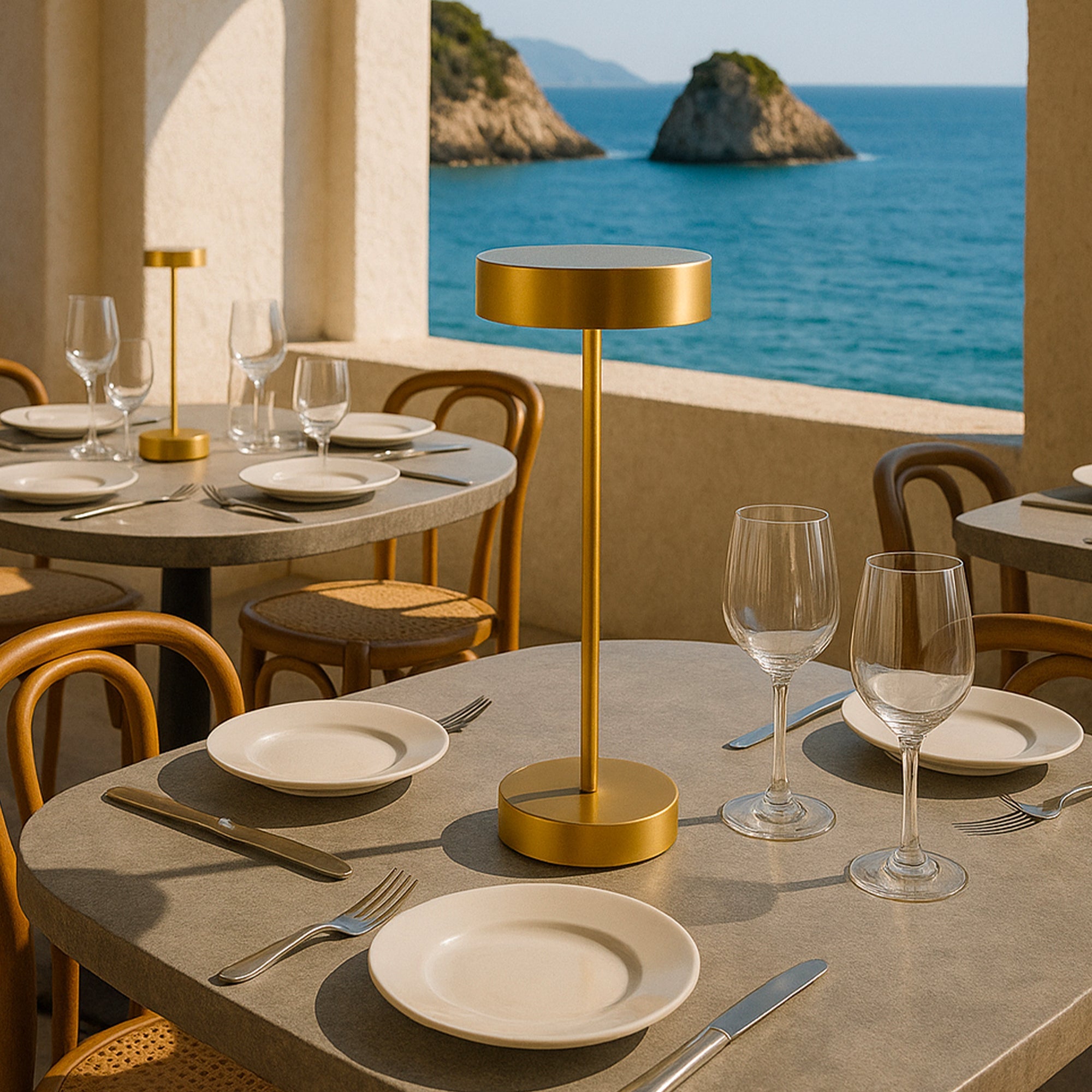 Lampe De Table Sans Fil - Sandy Gold