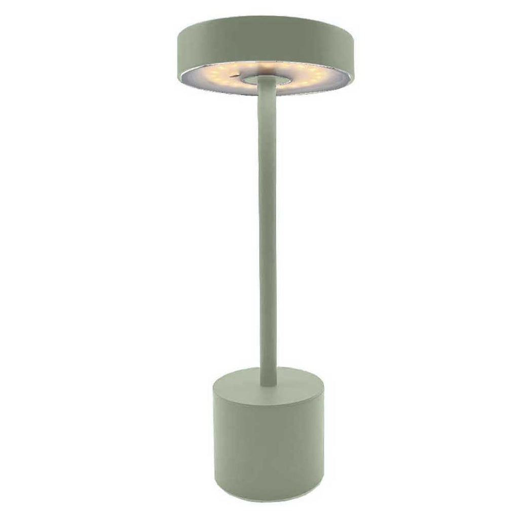 Roby - Lampe De Table Sans Fil - Acier - Vert
