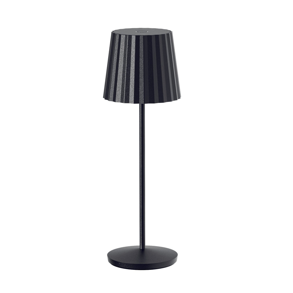 Abby - Lampe De Table Sans Fil - Acier - Noir