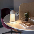 Midi - Lampe De Chevet Sans Fil - Aluminium - Blanc