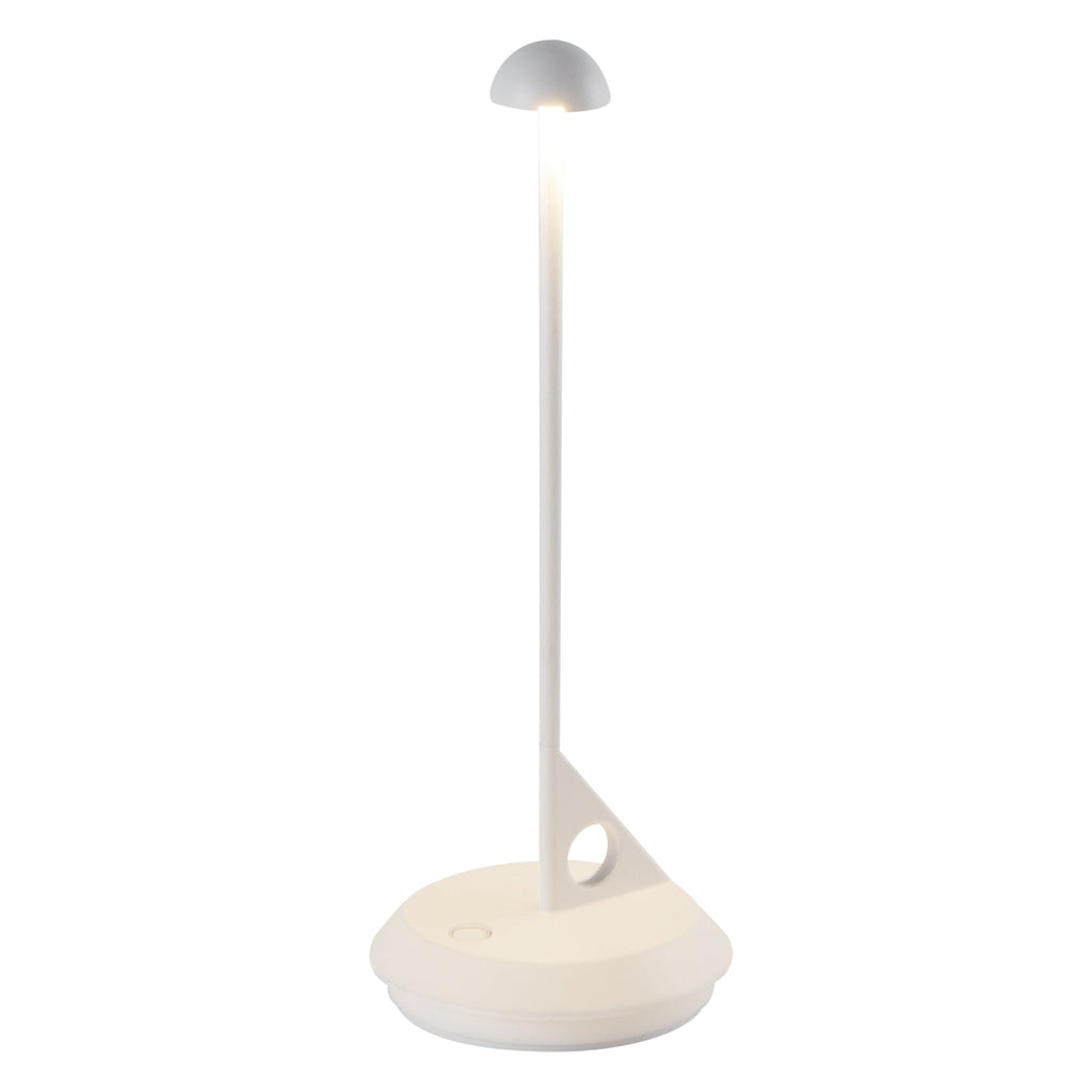 Lume - Lampe De Table Sans Fil - Aluminium - Blanc