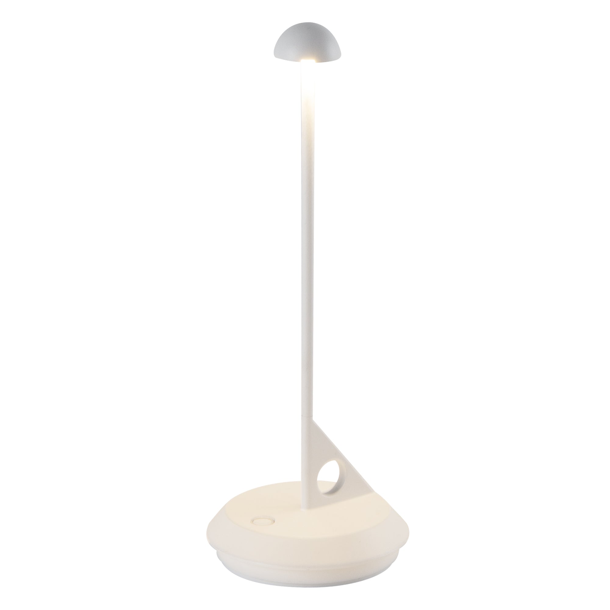 Lume - Lampe De Table Sans Fil - Aluminium - Blanc