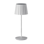 Abby - Lampe De Table Sans Fil - Acier - Blanc