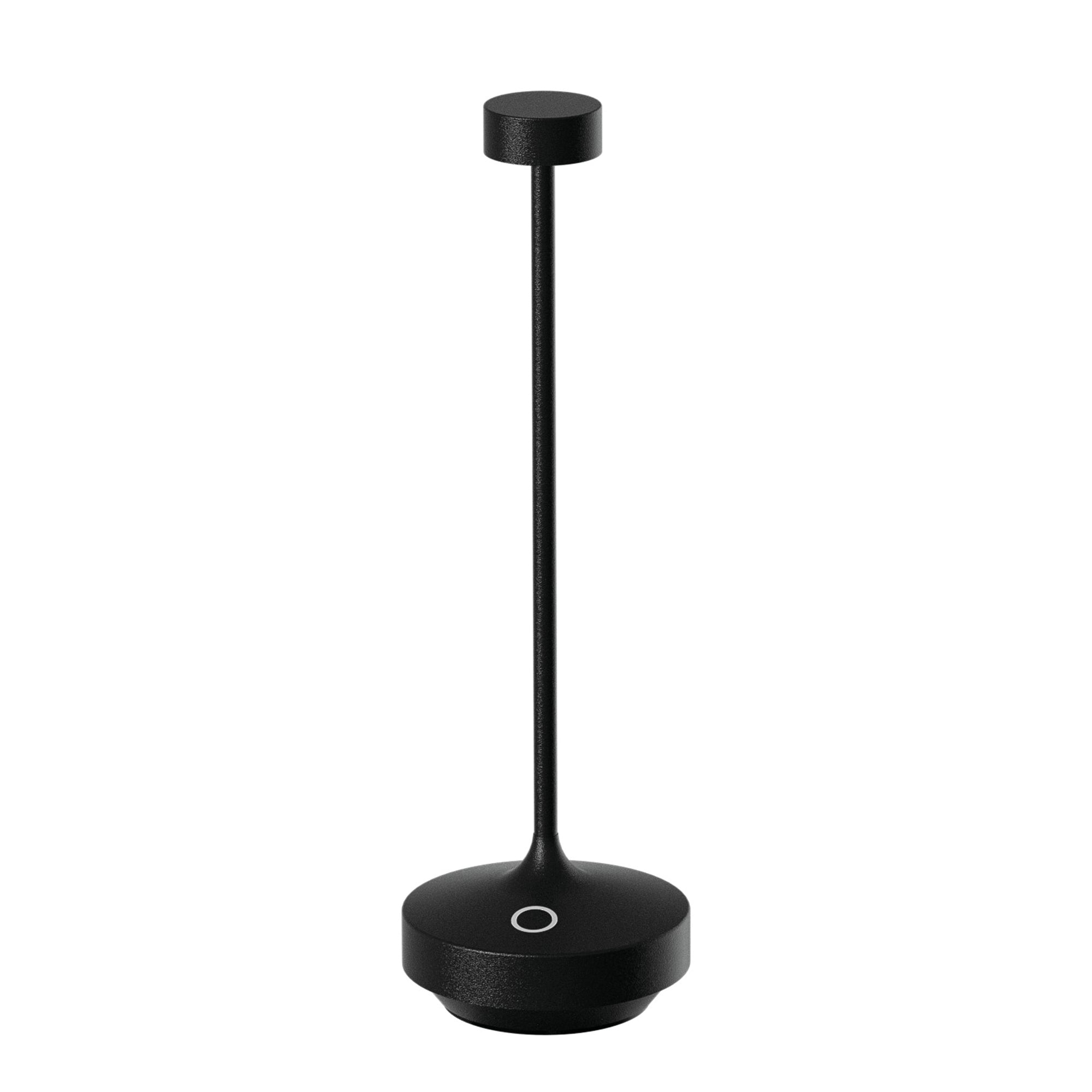 Ruby - Lampe De Table Sans Fil - Acier - Noir