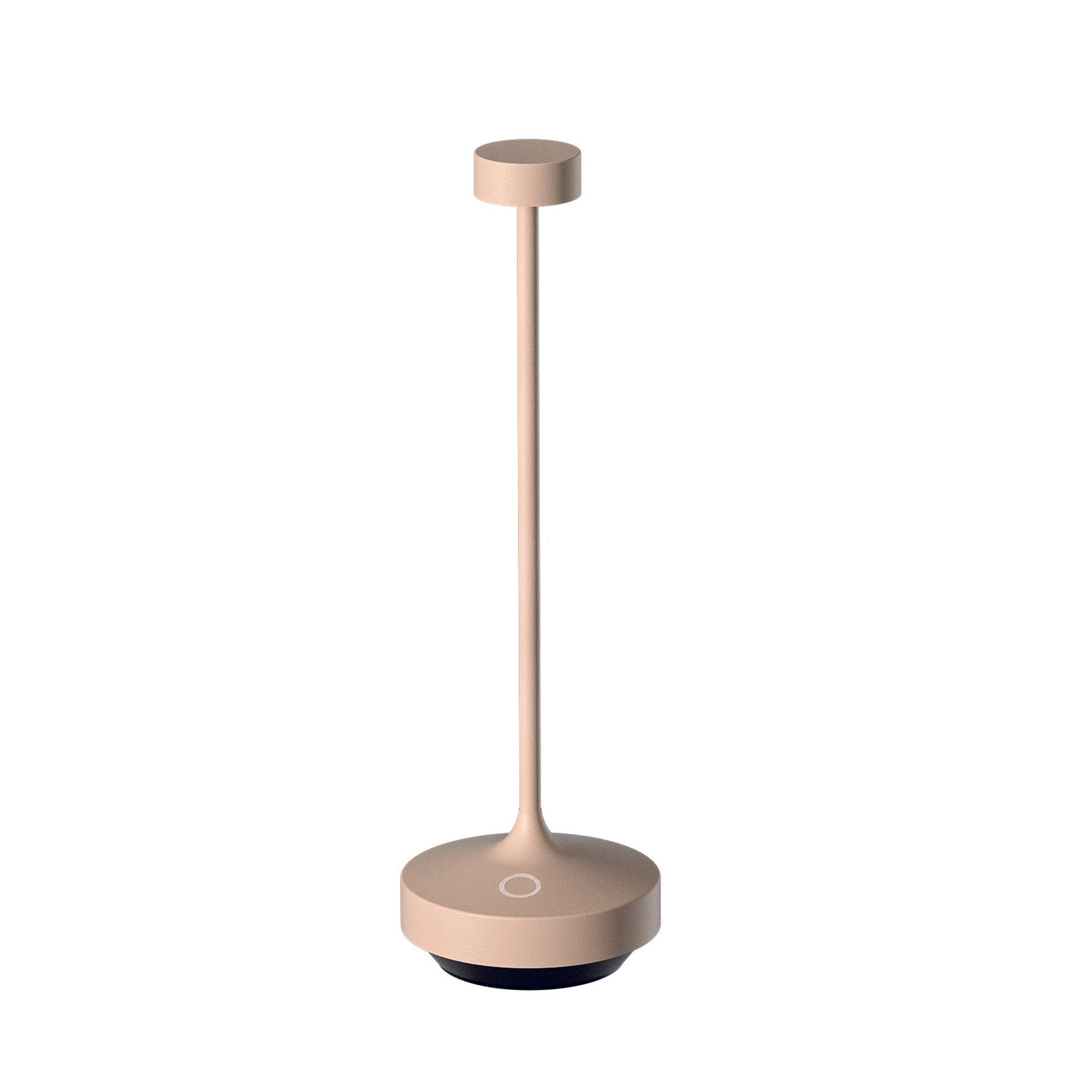 Ruby - Lampe De Table Sans Fil - Acier - Beige
