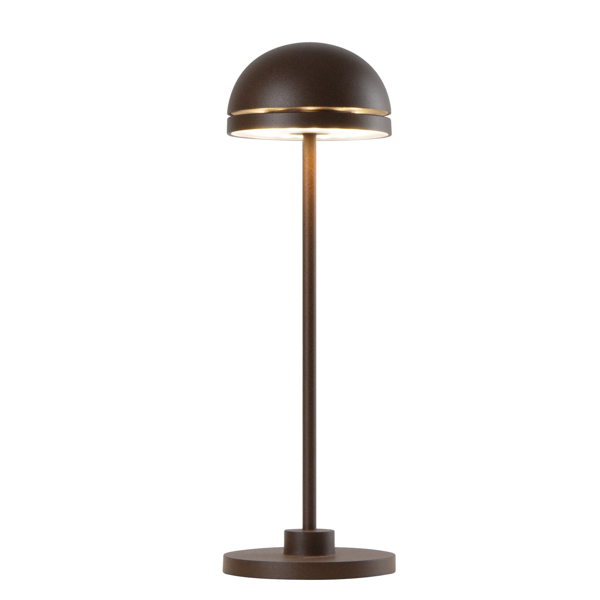 Duplo Cup - Lampe De Table Sans Fil - Aluminium - Marron