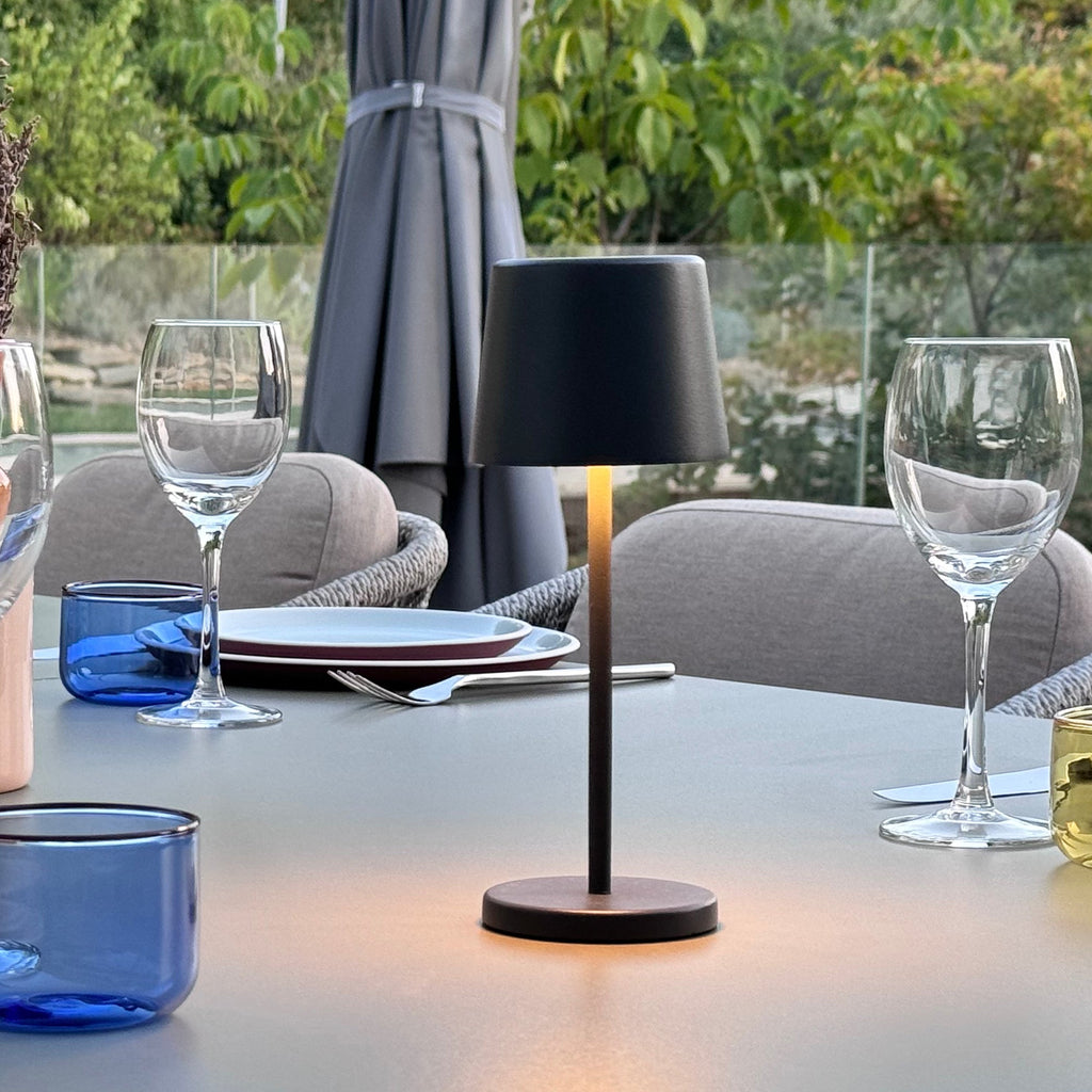 Kelly Mini - Lampe De Table Sans Fil - Acier - Gris Anthracite