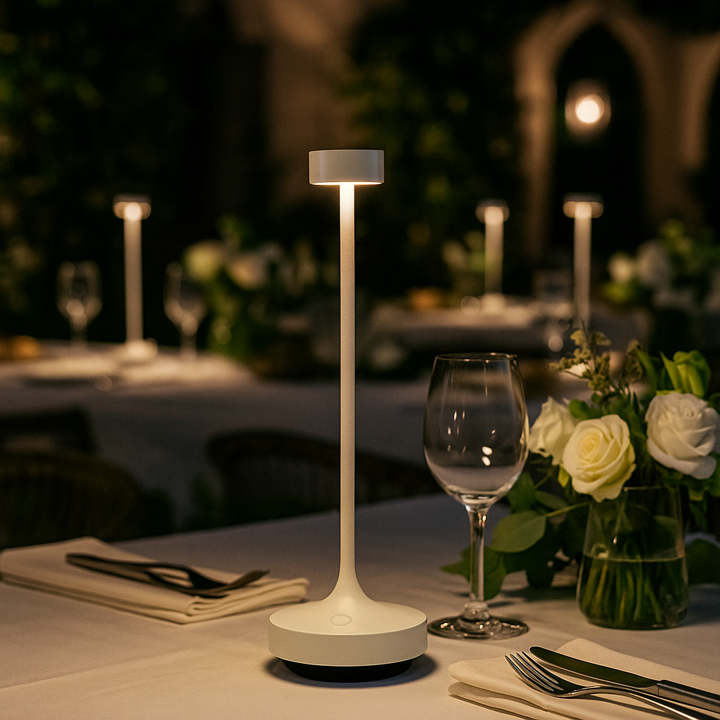 Lampe De Table Sans Fil - Ruby White