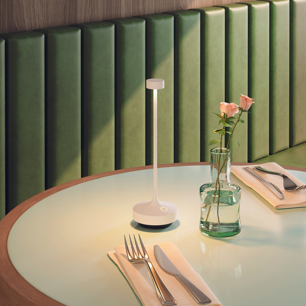 Lampe De Table Sans Fil - Ruby White