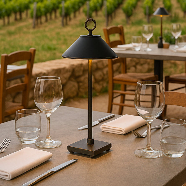 Marais - Lampe De Table Sans Fil - Aluminium - Noir