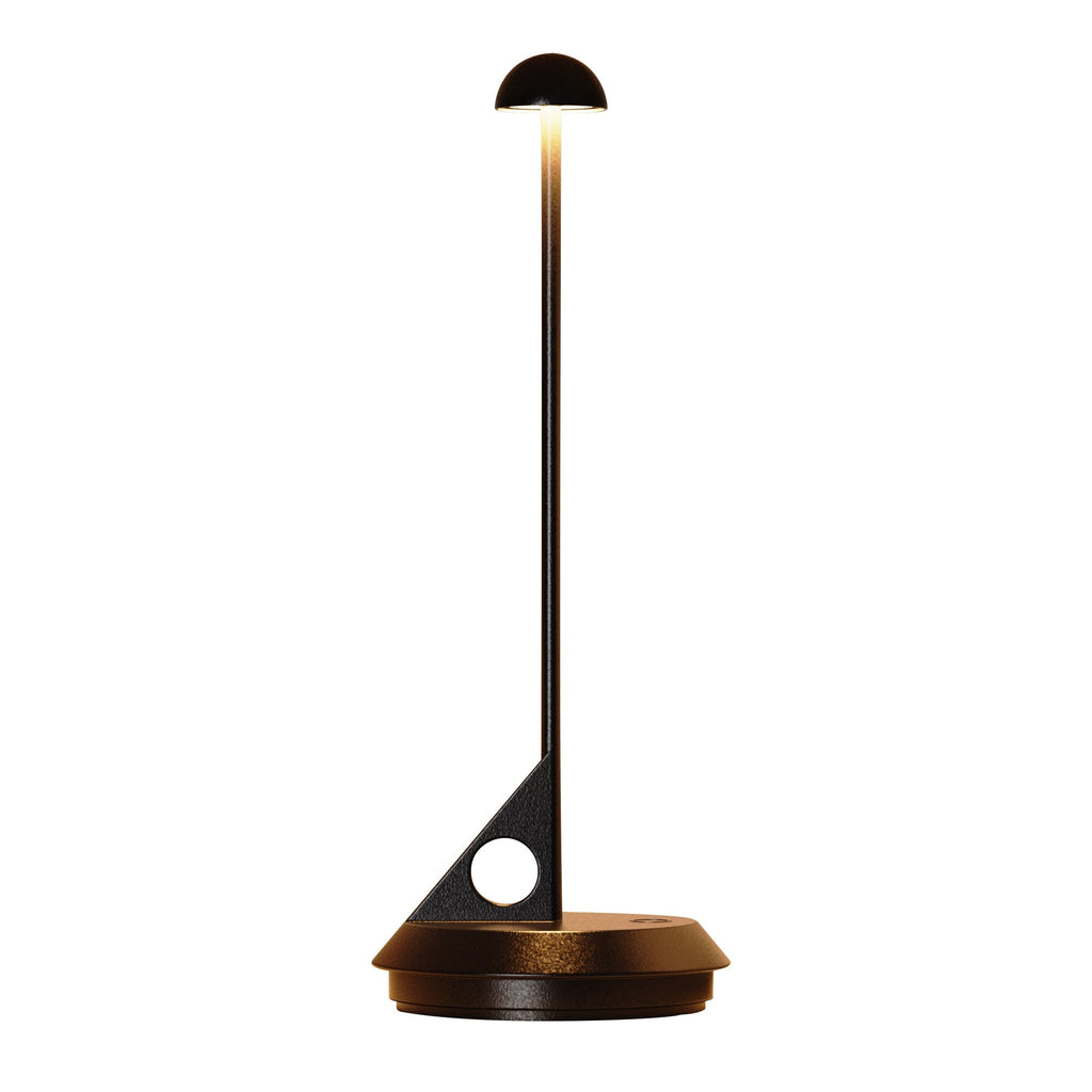 Lume - Lampe De Table Sans Fil - Aluminium - Noir