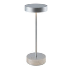 Sandy Mini - Lampe De Table Sans Fil - Aluminium - Argent