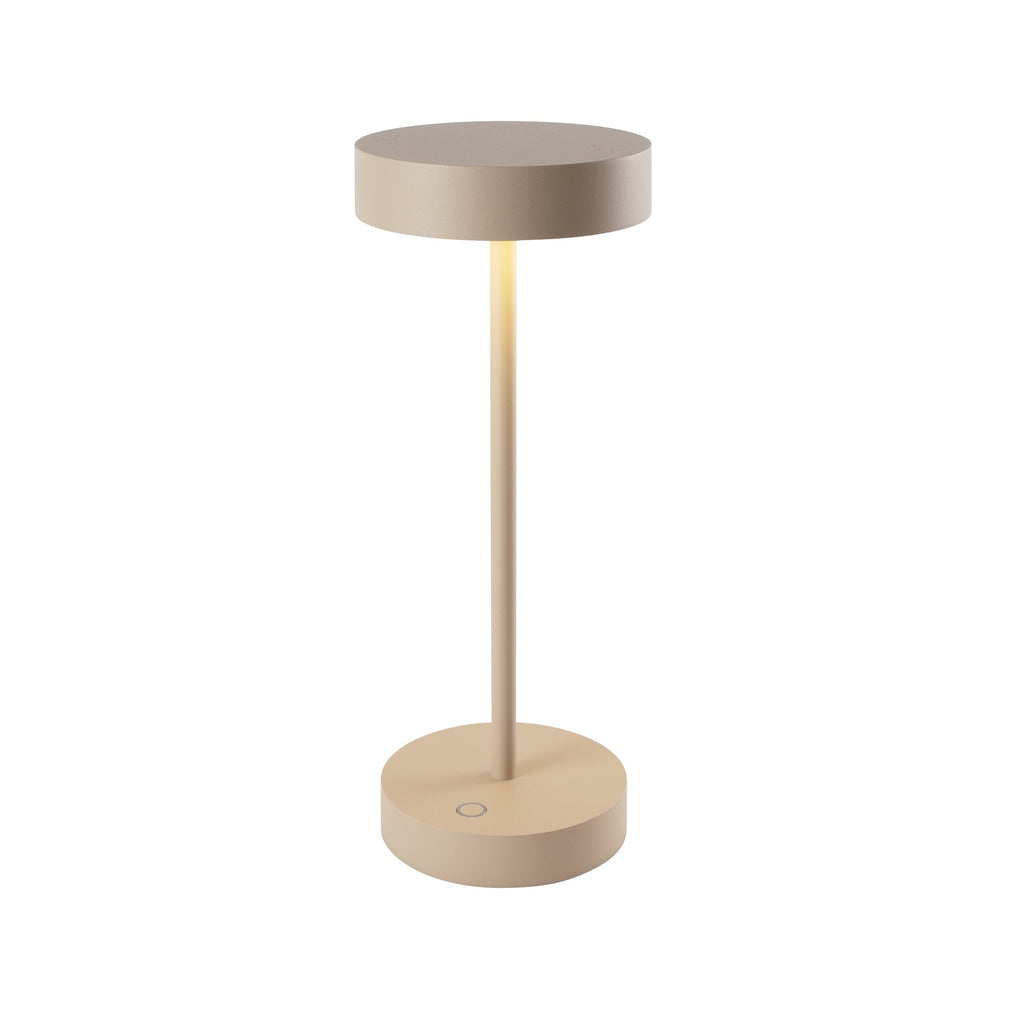 Sandy Mini - Lampe De Table Sans Fil - Aluminium - Beige
