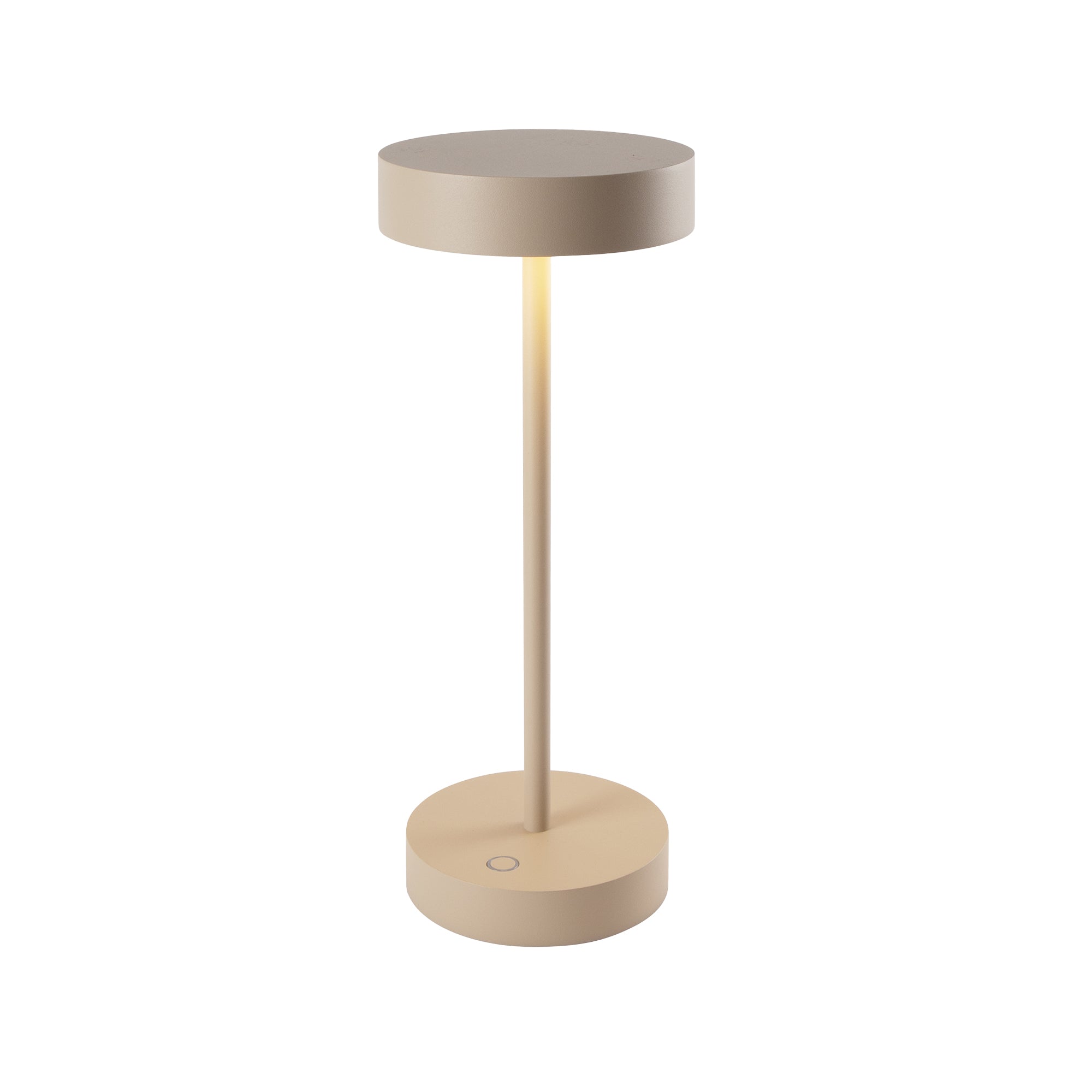 Sandy Mini - Lampe De Table Sans Fil - Aluminium - Beige