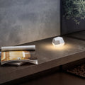 Stone - Lampe De Table Sans Fil - Aluminium - Blanc