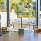 Roby - Lampe De Table Sans Fil - Acier - Vert