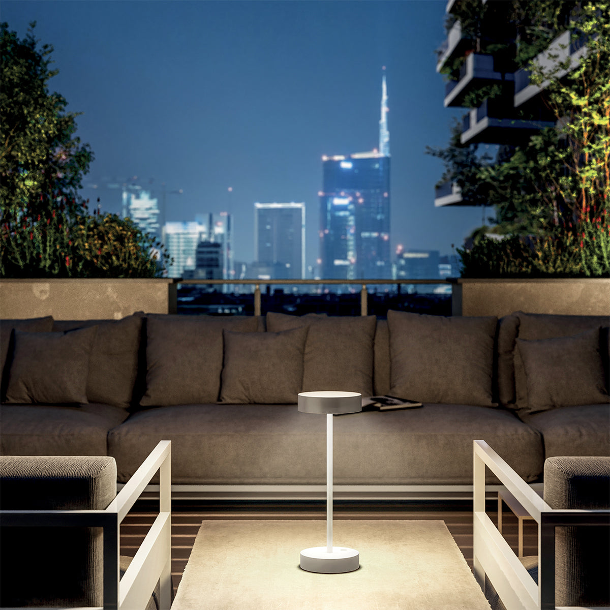Lampe De Table Sans Fil - Sandy White