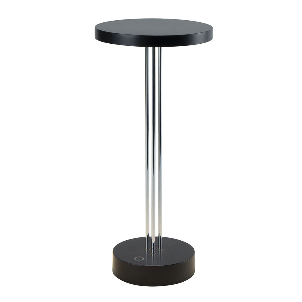 Trizio - Lampe De Table Sans Fil - Aluminium - Noir