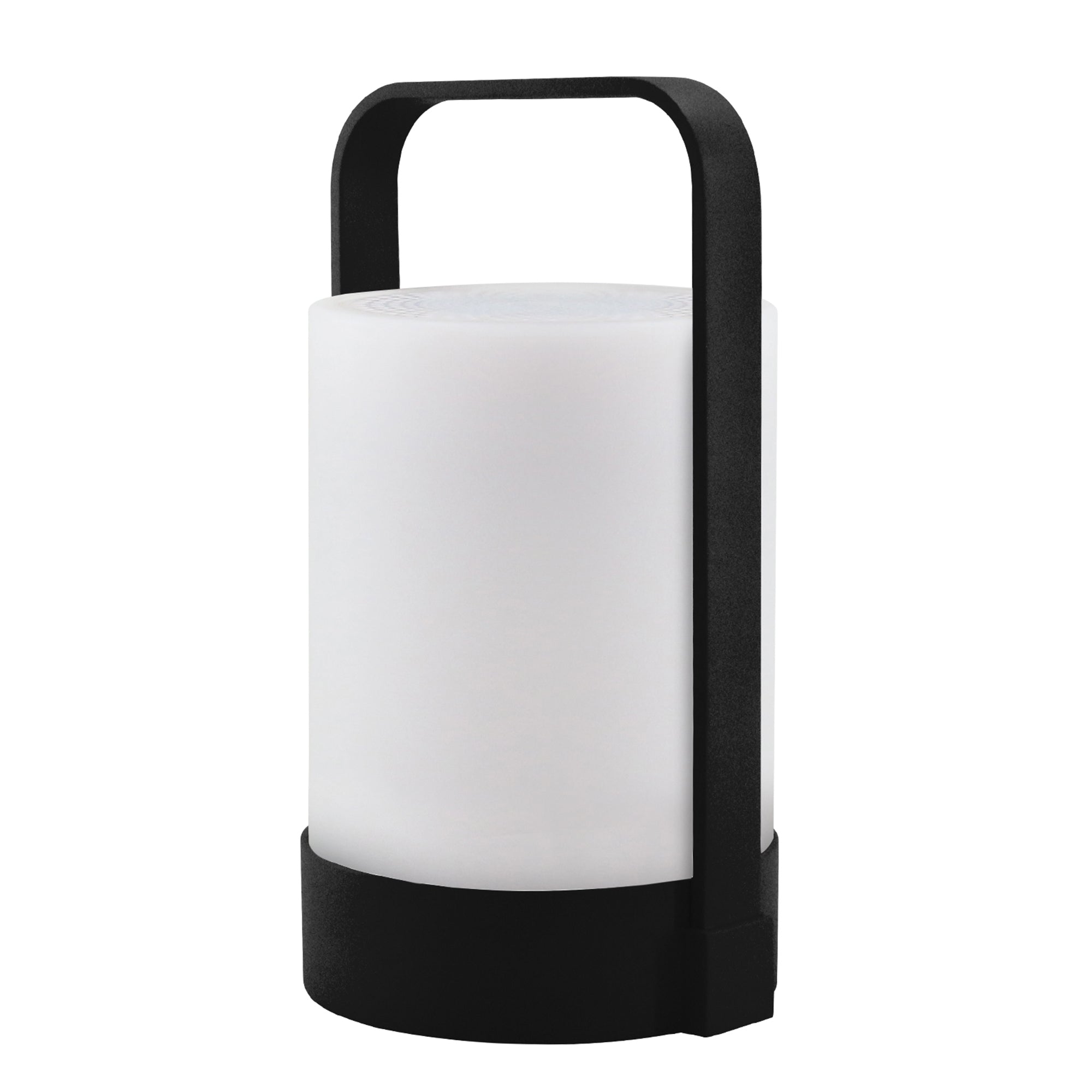 Nina - Lampe Enceinte Bluetooth - Polyéthylène - Gris