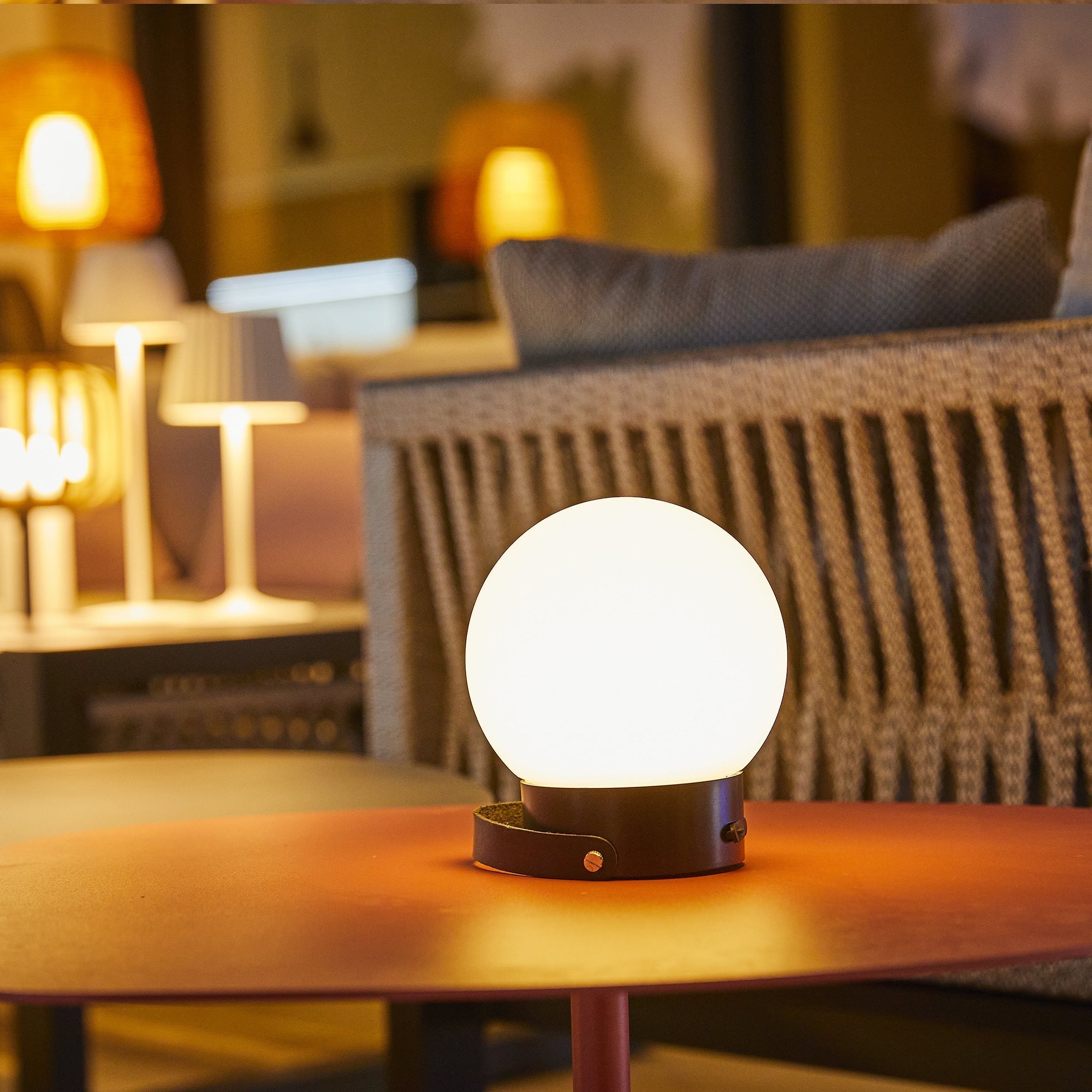 Globy - Lanterne Solaire - Plastique - Gris