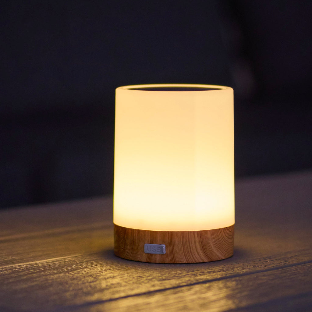 Duolight - Lampe De Table Solaire - Plastique - Blanc