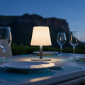 Standy Mini - Lampe De Table Sans Fil - Acier - Gris