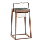 Verona - Lanterne Solaire - Aluminium - Marron