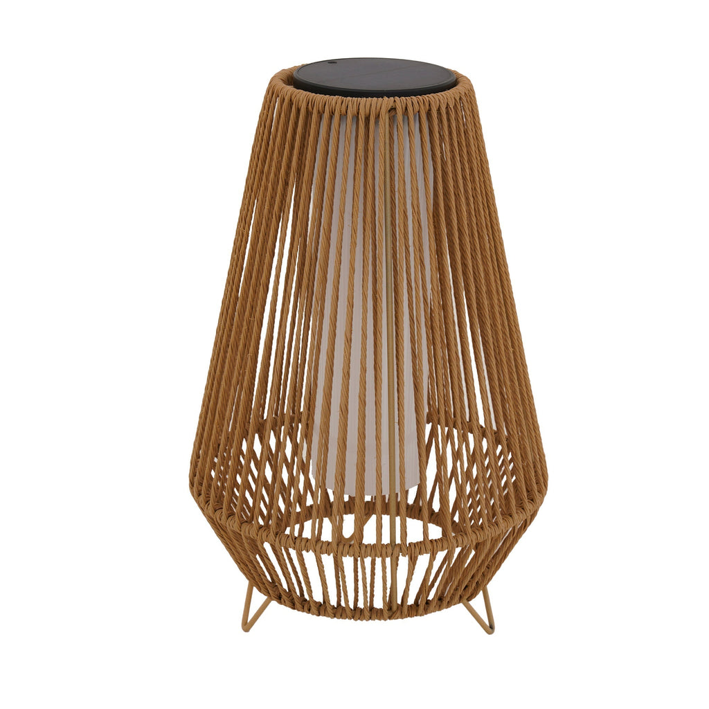 Salomea - Lanterne Solaire - Rotin - Beige