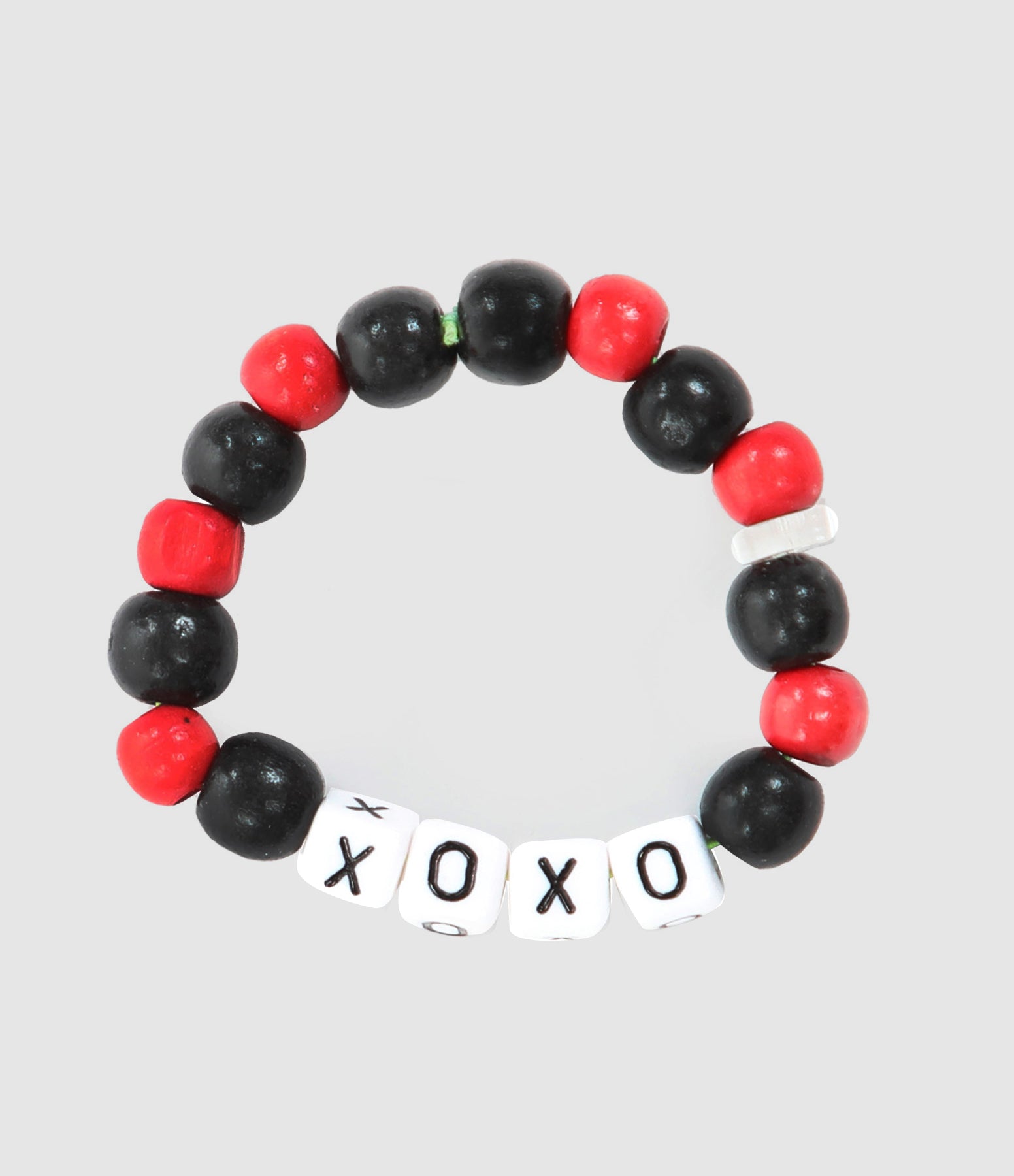 Lauren Rubinski - Bracelet Love Beads Bois Xoxo - Unisexe