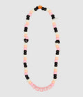 Lauren Rubinski - Collier Love Beads Love Orange Rose - Femme
