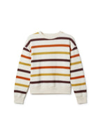 Sweatshirt Lavan - Rayures Mélangées - Femme