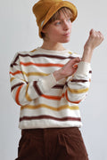Sweatshirt Lavan - Rayures Mélangées - Femme