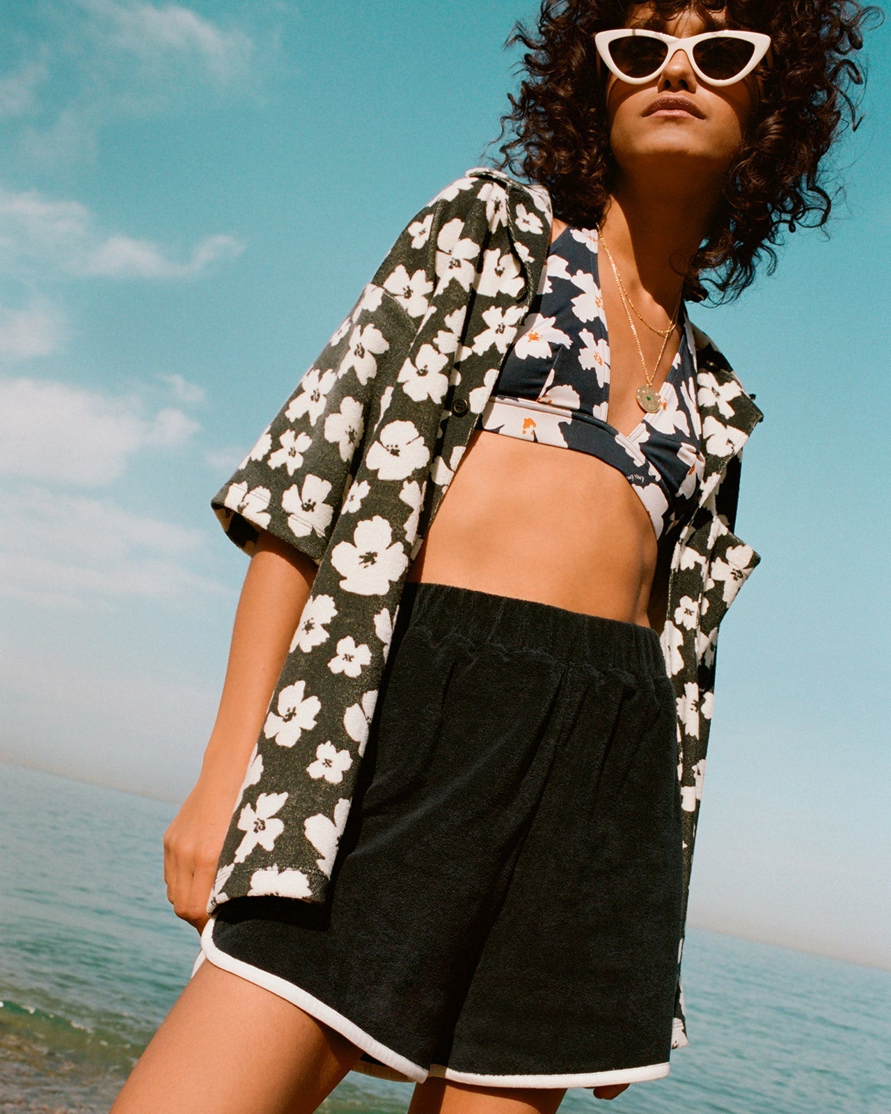 Le Haut De Maillot Anémones Femme - Gili'S X Émoi Émoi