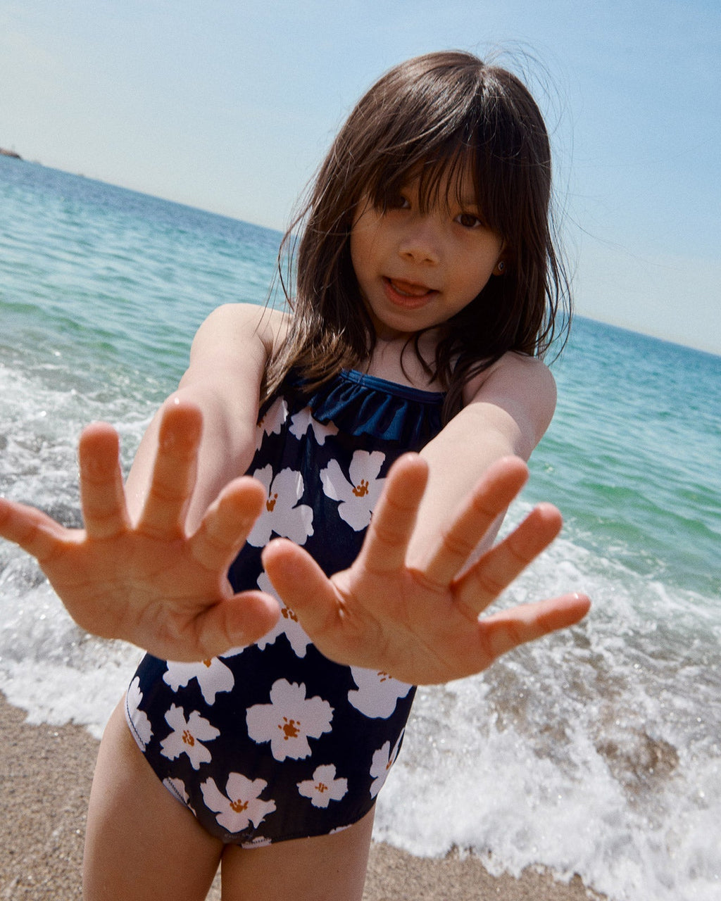 Le Maillot Une Pièce Anémones Enfant - Gili'S X Émoi Émoi