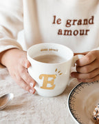 Le Mug Initiale Dorée
