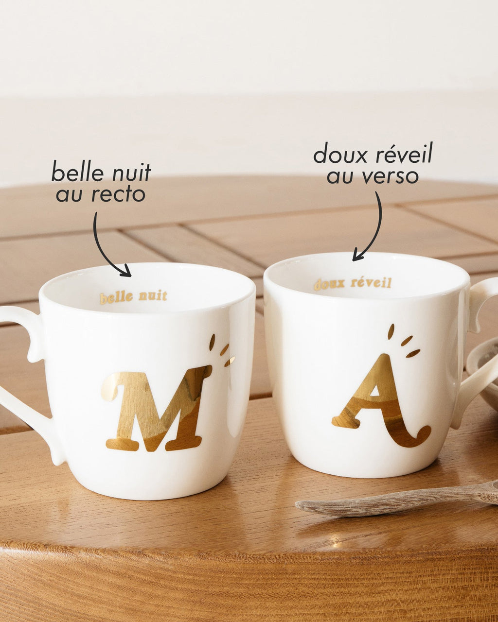 Le Mug Initiale Dorée