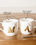 Le Mug Initiale Dorée