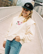 Le Sweat Club Mama Love En Coton Bio - Crème