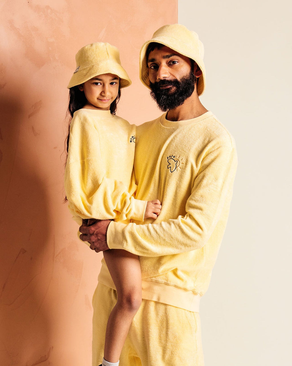 Sweatshirt Sacha - Papa Sun Bird - Vanille - Homme
