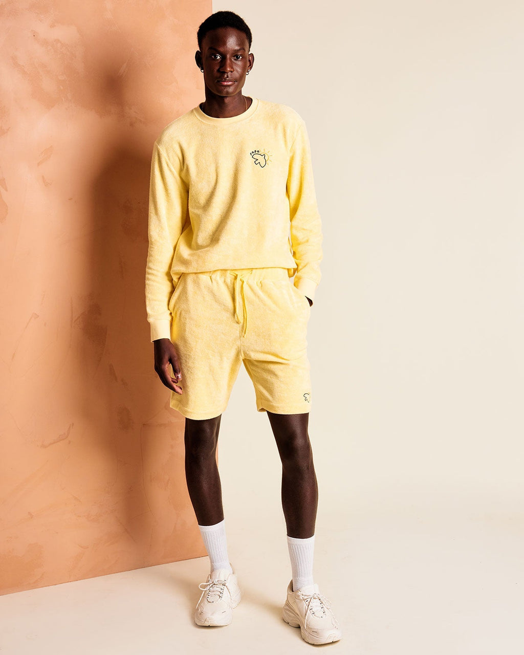Sweatshirt Sacha - Papa Sun Bird - Vanille - Homme
