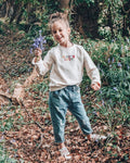 Le Sweat Brodé Sister Love En Coton Bio - Crème