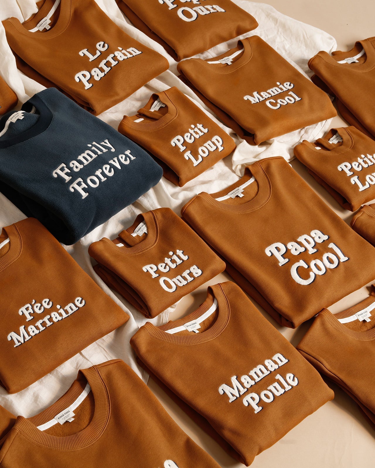 Le Sweat Le Parrain En Coton Bio - Caramel