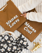Le Sweat Maman Louve En Coton Bio - Caramel