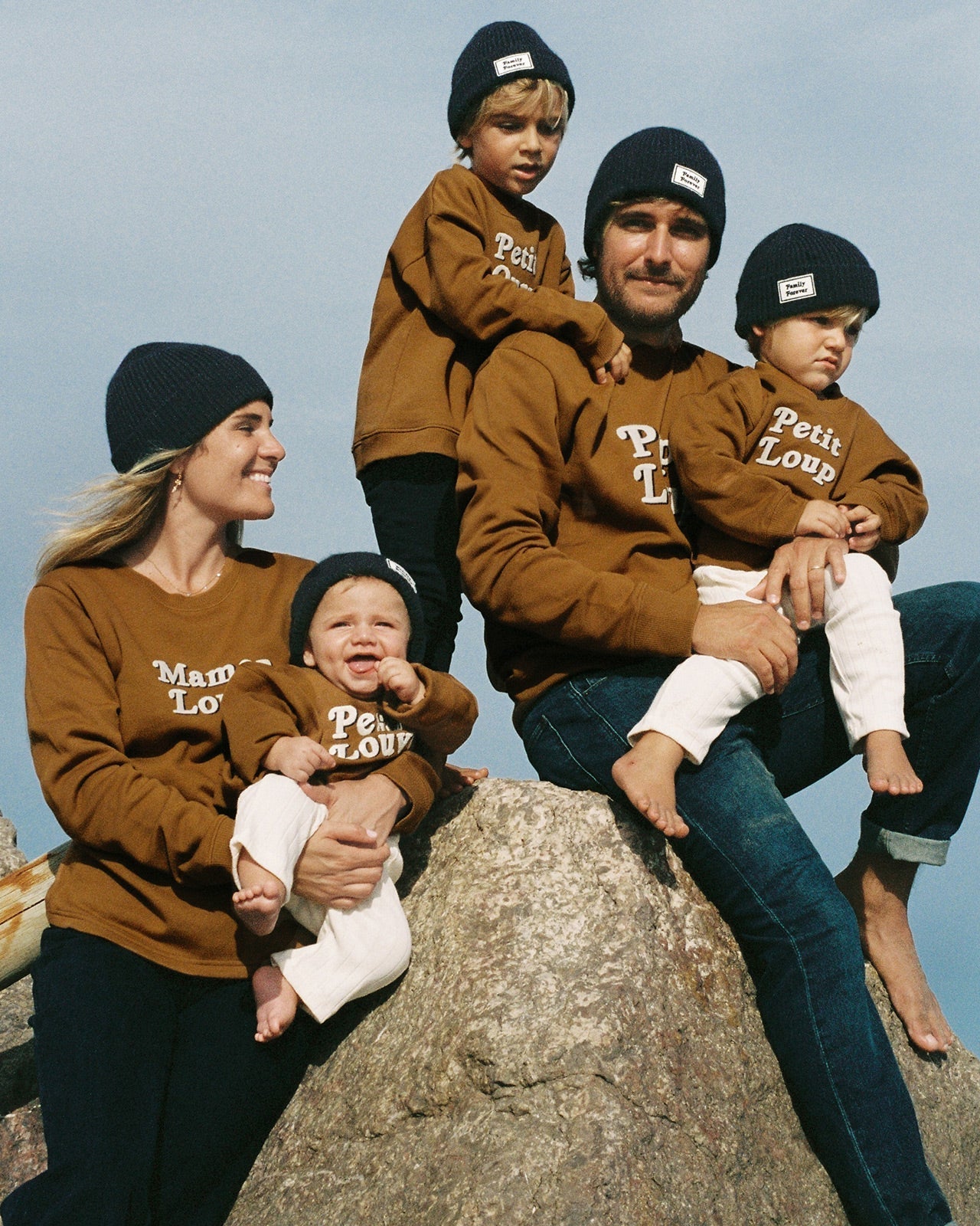 Le Sweat Maman Louve En Coton Bio - Caramel