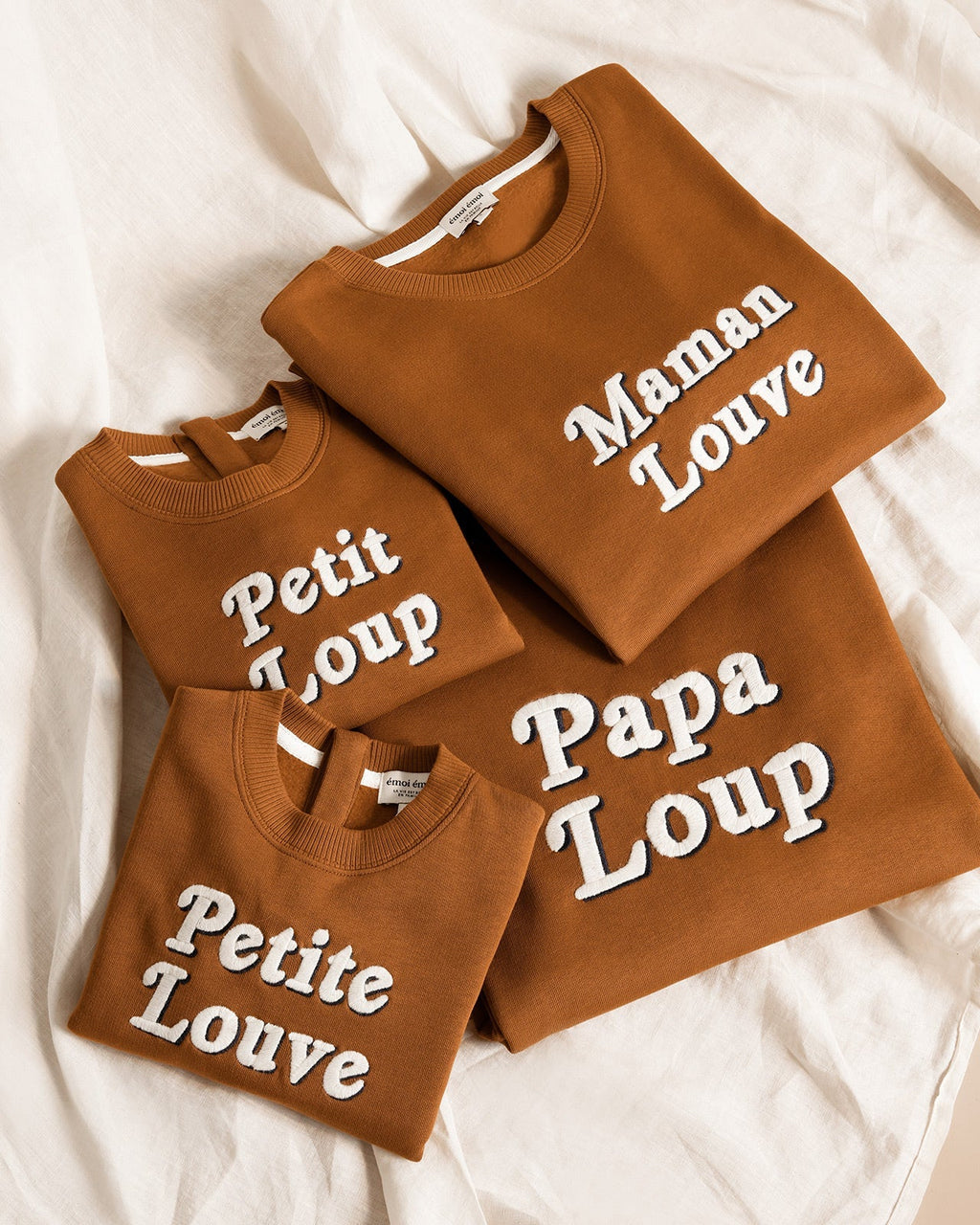 Le Sweat Maman Louve En Coton Bio - Caramel